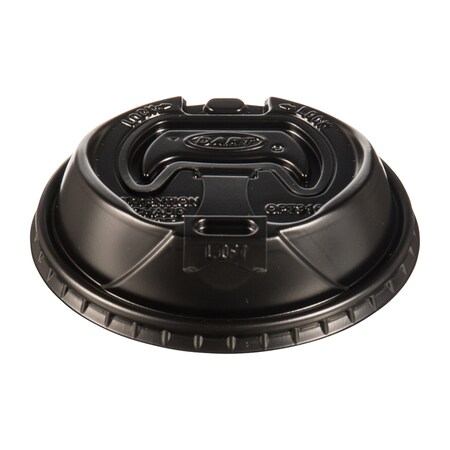 Dart Optima Reclosable Lids for Paper Hot Cups 10-24 oz, Black, PK1000 OPT316B